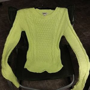 Neon Green Sweater